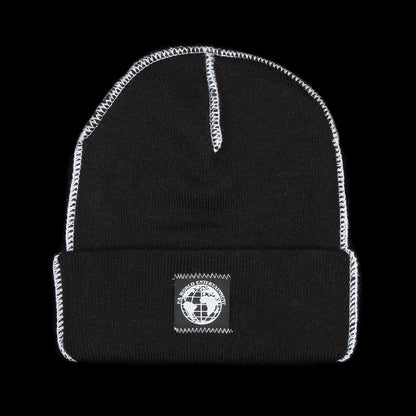 FA World Contrast Stitch Cuff Beanie