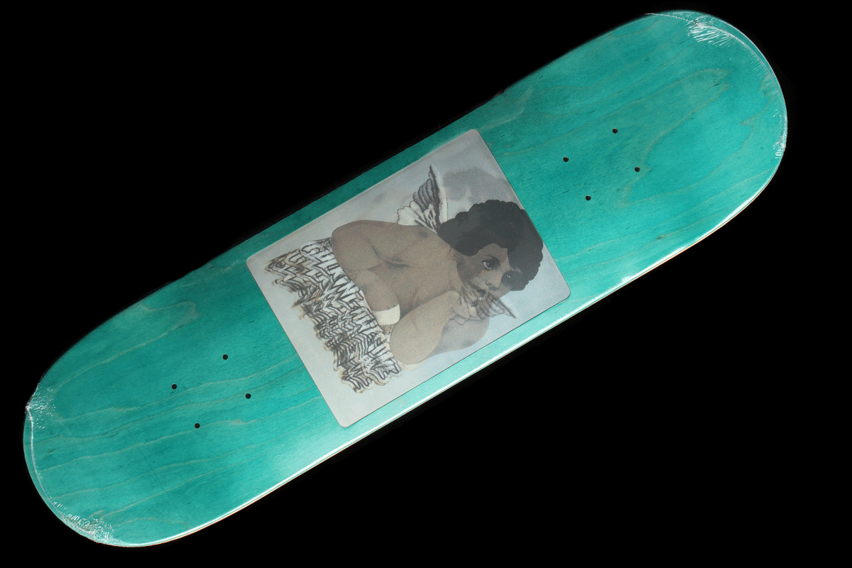 Angel Holographic Teal Deck 8.5"