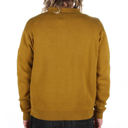 Fancy Knit L/S Polo Shirt