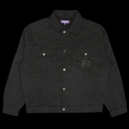 Chain Stitched Avatar Oversized Trucker Jacket