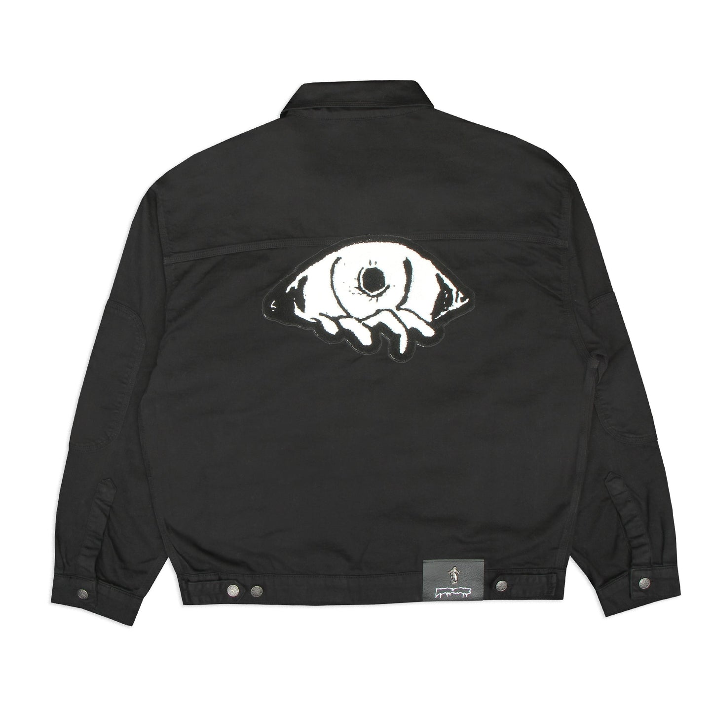 Chain Stitched Avatar Oversized Trucker Jacket