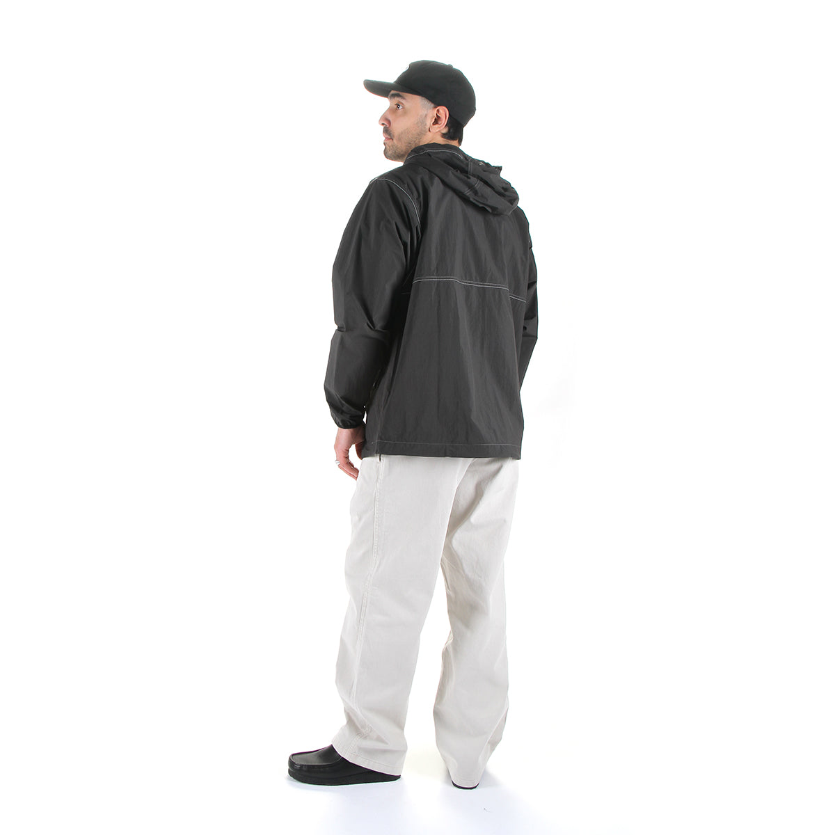 Brushed Nylon Jacket x And Wander