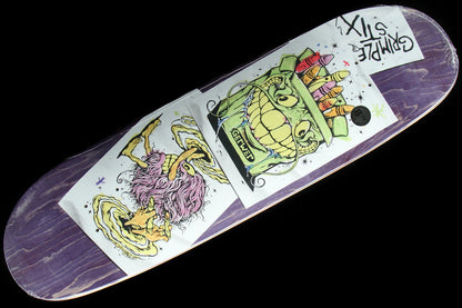 Gerwer - Coloring Book Purple Deck 8.75"