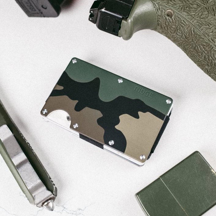 TD x illpro x Ridge Wallet -  M81 Woodland Edition