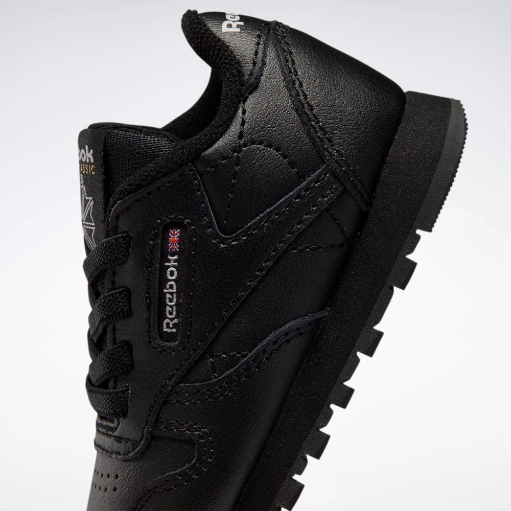 Reebok Kids' Classic Leather Shoes - Core Black