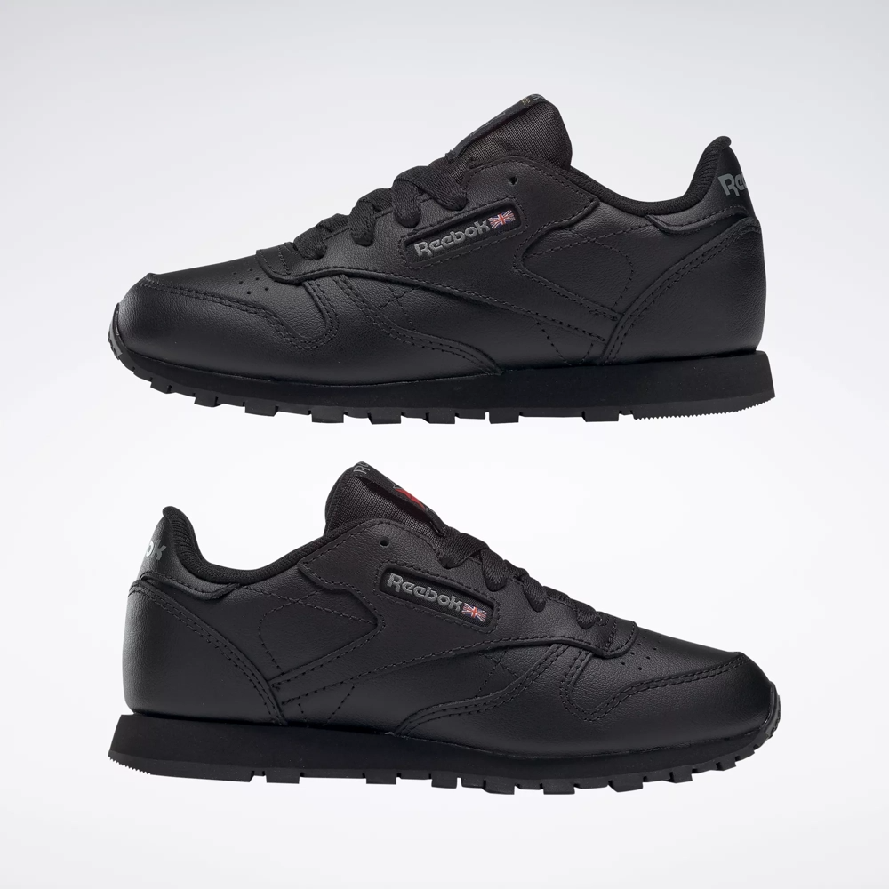 Reebok Kids' Classic Leather PS Shoes - All Black