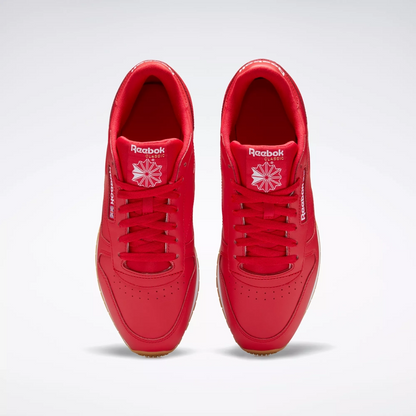 Reebok Men's Classic Leather Shoes - Vector Red / Ftwr White / Rubber Gum