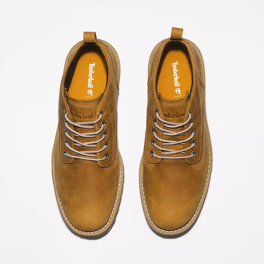 Timberland Men's Redwood Falls Waterproof Chukka Boot Shoes - Wheat Full Grain