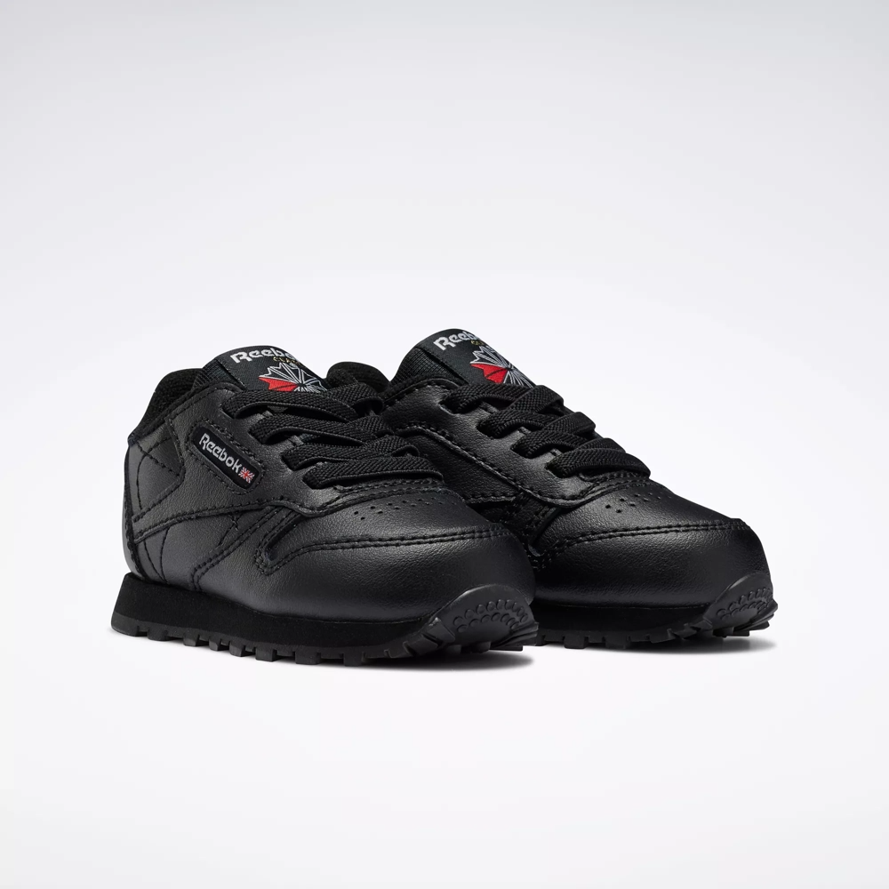 Reebok Kids' Classic Leather Shoes - Core Black