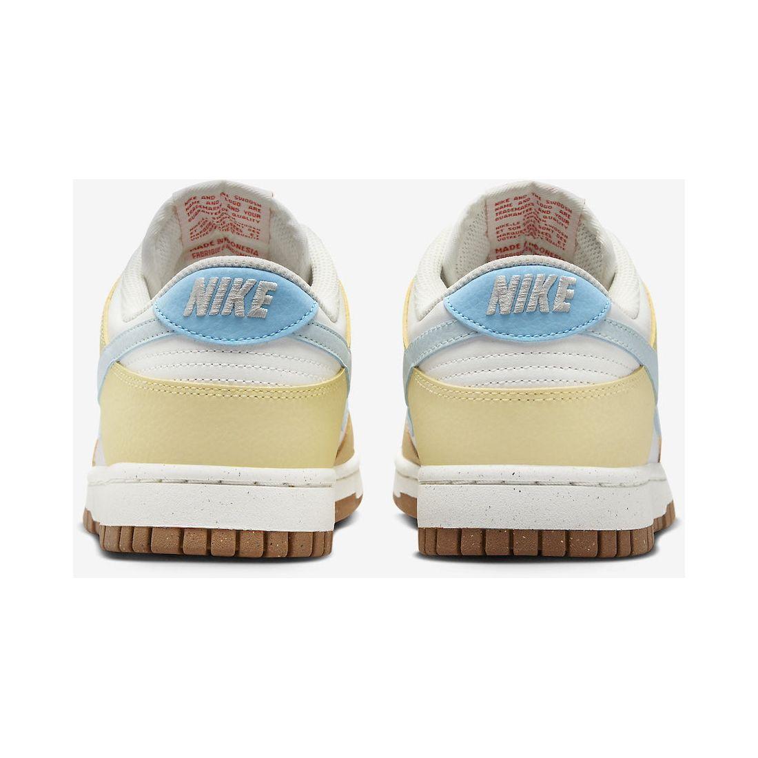 Nike Women's Dunk Low Shoes - Summit White / Aquarius Blue / Soft Yellow / Glacier Blue