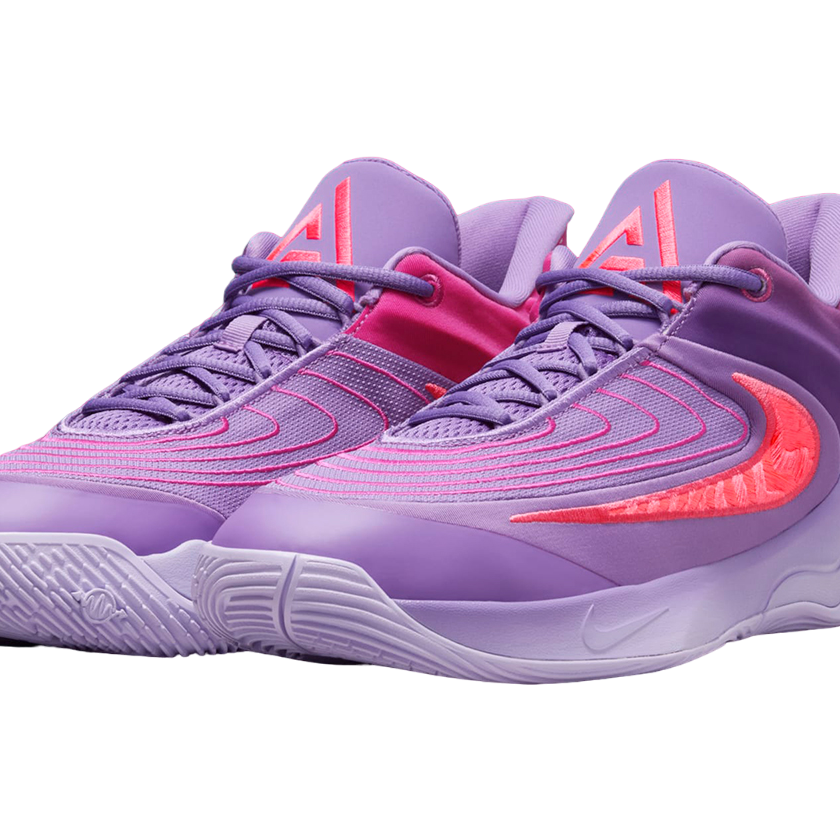 Nike Men's Giannis Immortality 4 Shoes - Black Raspberry / Hot Punch / Hot Fuchsia / Aster Pink