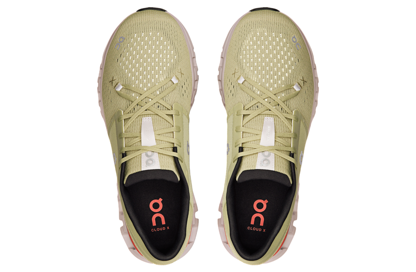 On Running Men's Cloud X 4 Shoes - Caper / Salmon