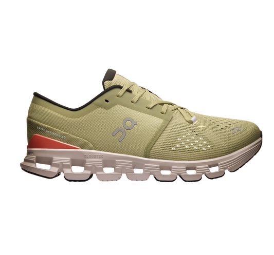 On Running Men's Cloud X 4 Shoes - Caper / Salmon