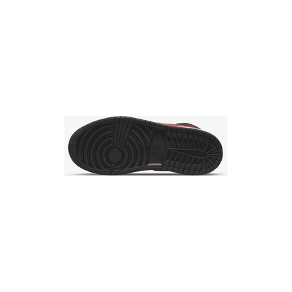 Nike Kids' Jordan 1 Mid PS Shoes - Black / White / Fire Red