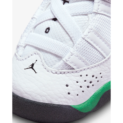 Kids' Jordan 6 Rings TD Shoes - White / Black / Lucky Green