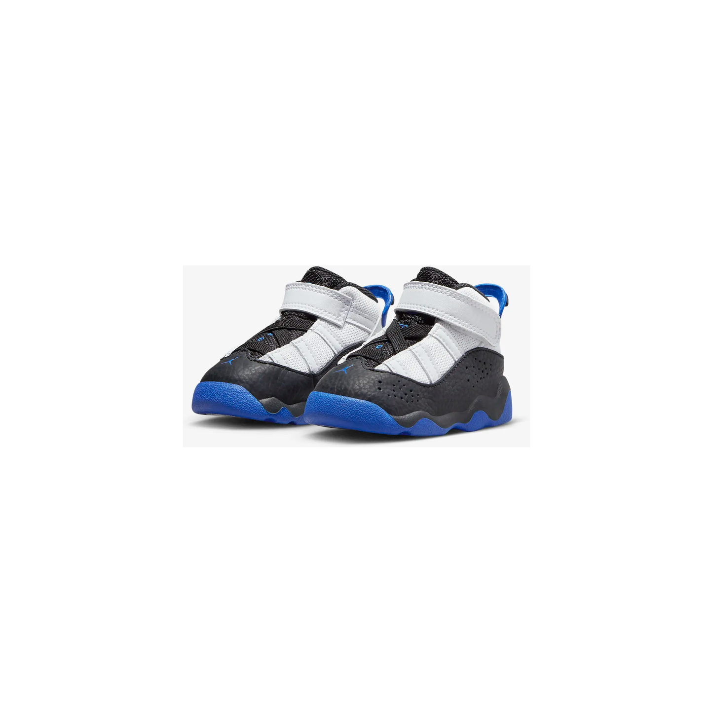 Kids' Jordan 6 Rings TD Shoes - White / Black / Game Royal