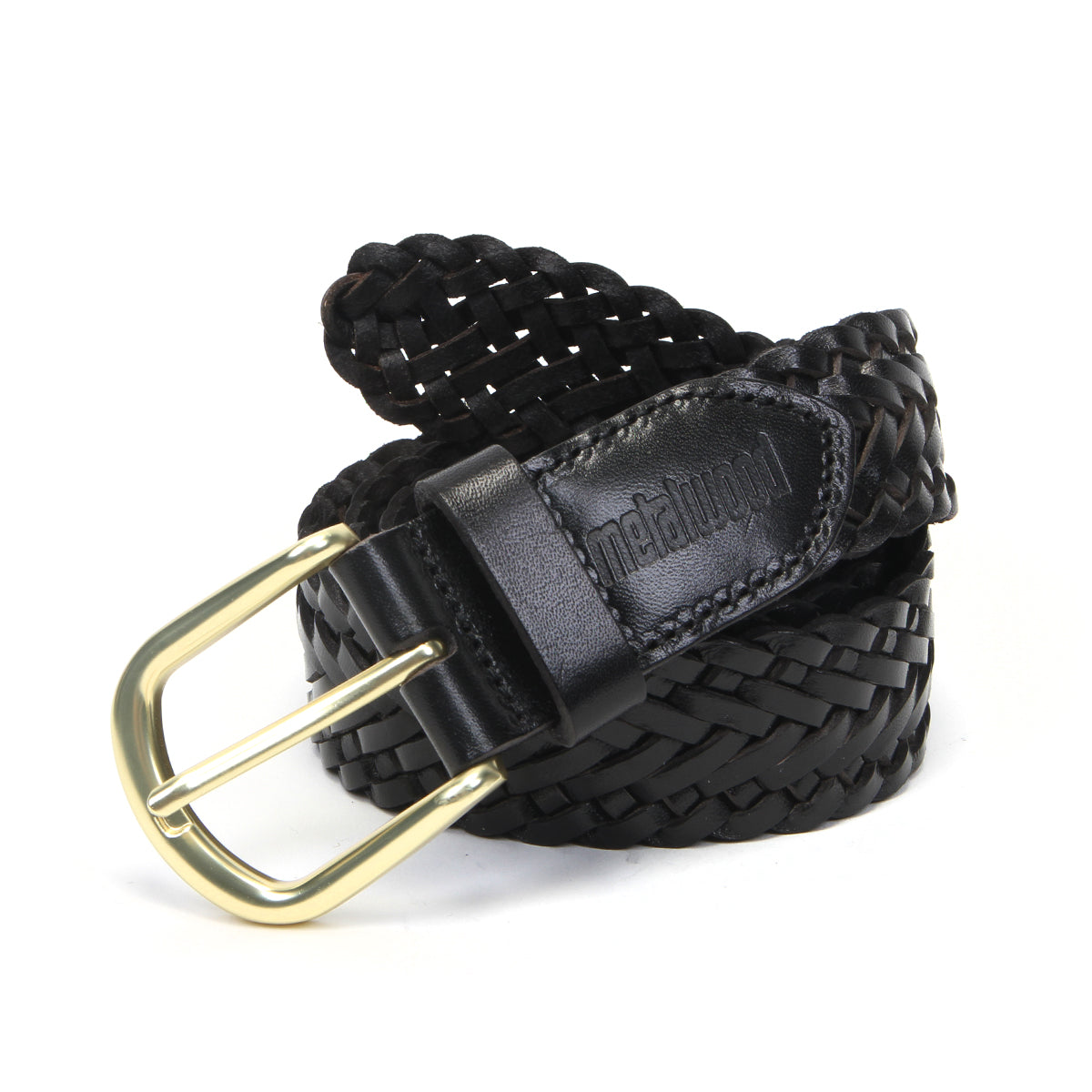 Leather Braided Belt
