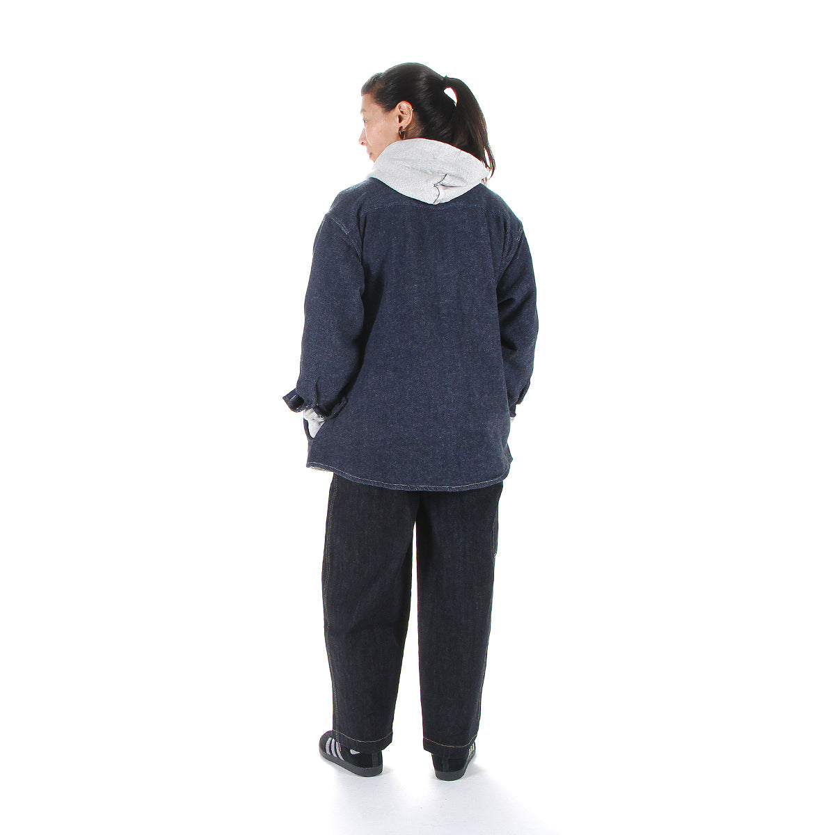 Women's Brushed Denim Shirt Jacket