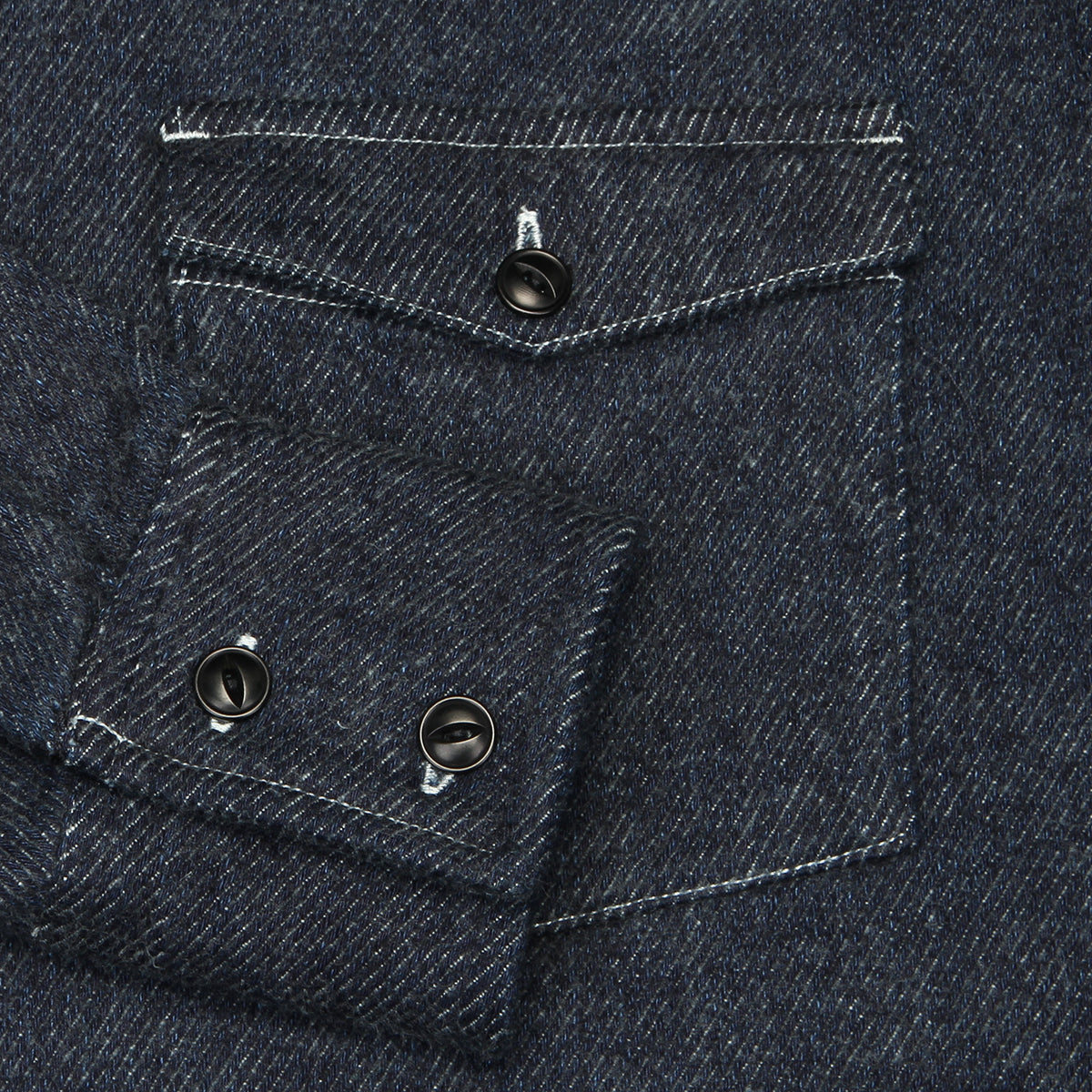 Women's Brushed Denim Shirt Jacket