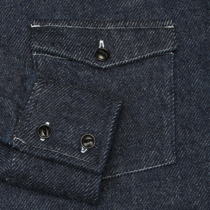 Women's Brushed Denim Shirt Jacket
