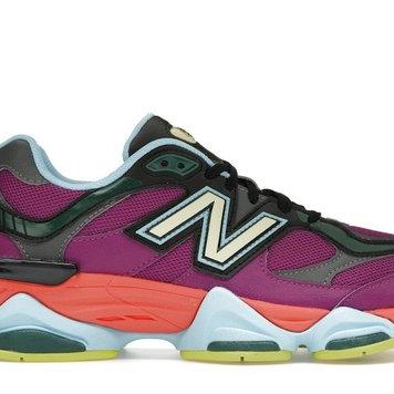 New Balance Men's 9060 Shoes - Purple Fuchsia / Blast Red / Washed Amber