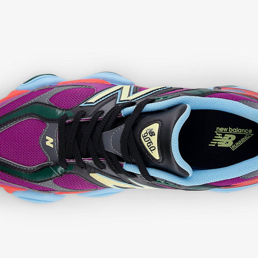 New Balance Men's 9060 Shoes - Purple Fuchsia / Blast Red / Washed Amber