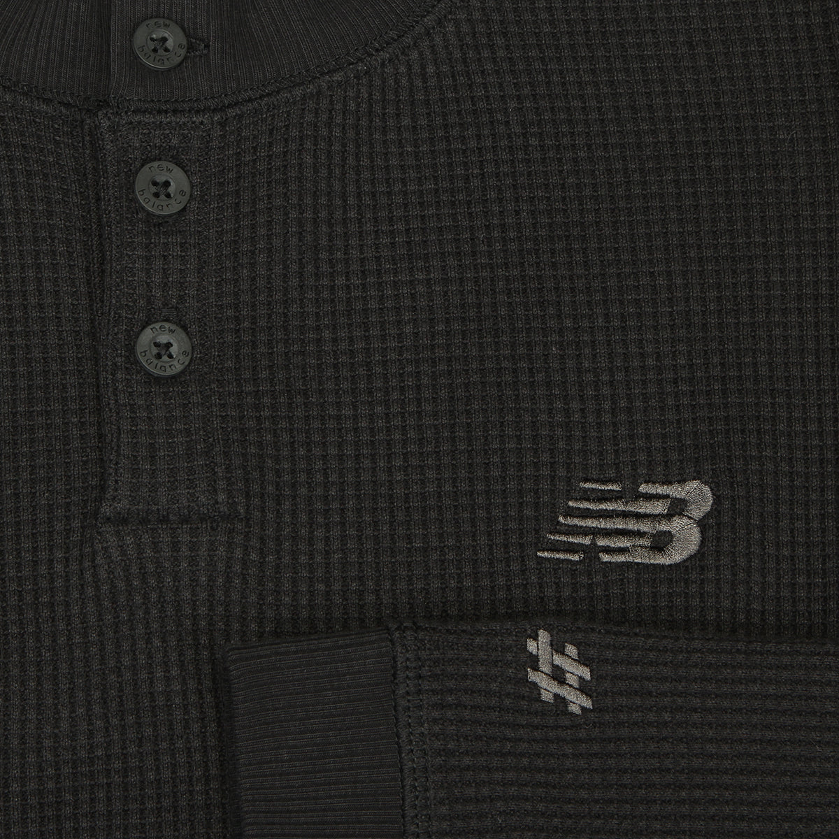 Waffle Knit L/S Henley