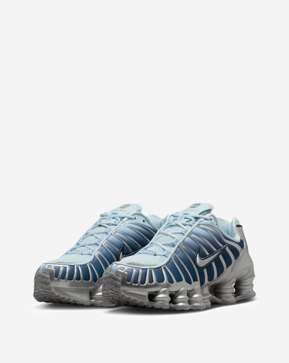 Nike Women's Shox Tl Fade Shoes - Silver / Light Blue / Metallic Silver