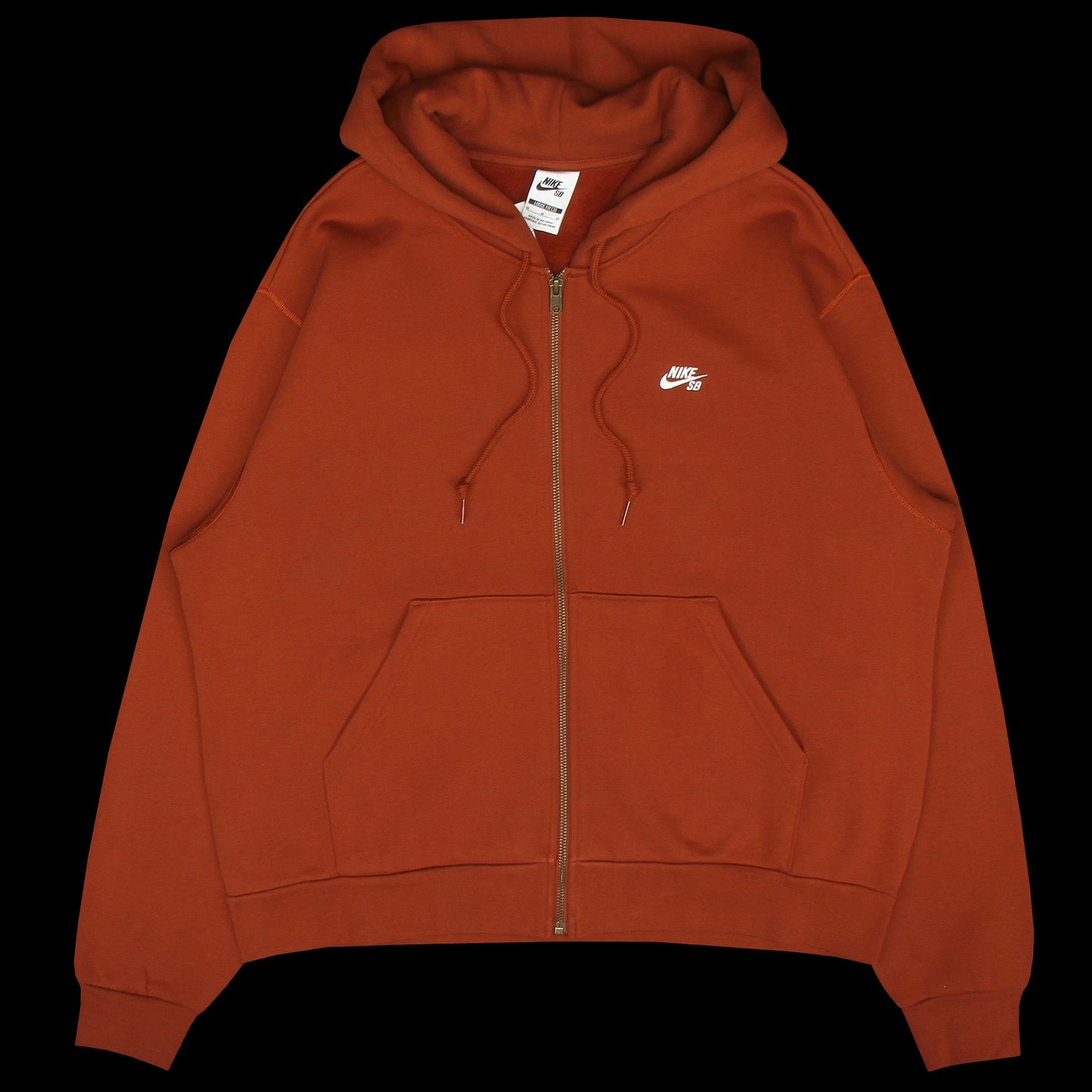 Essentials Logo Hooded Zip-Up Sweatshirt