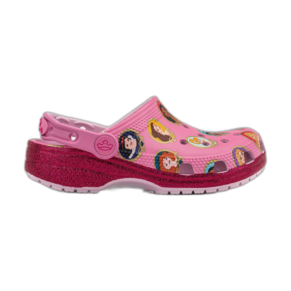 Crocs Kids' Disney Princess Classic Clog Shoes - Soft Pink