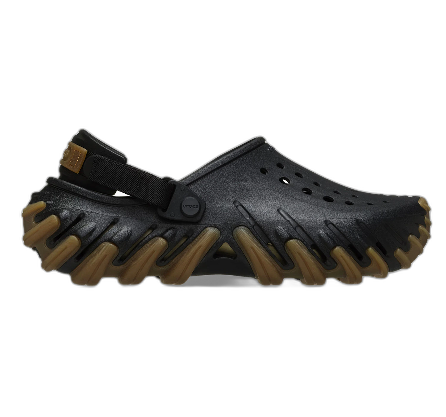 Crocs Men's Echo Gum Ro Clog Shoes - Black / Gum
