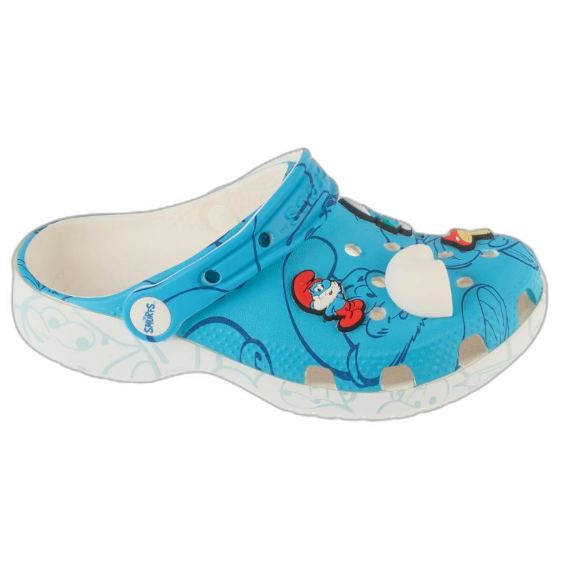 Crocs Kids' Smurfs Classic Clog Shoes - Multi