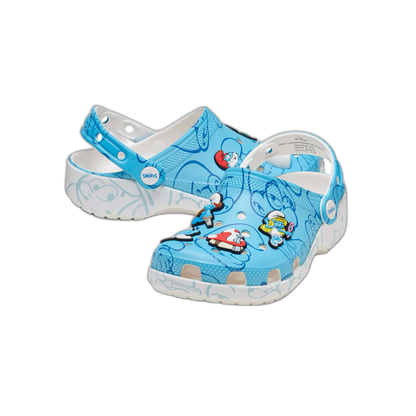 Crocs Kids' Smurfs Classic Clog Shoes - Multi