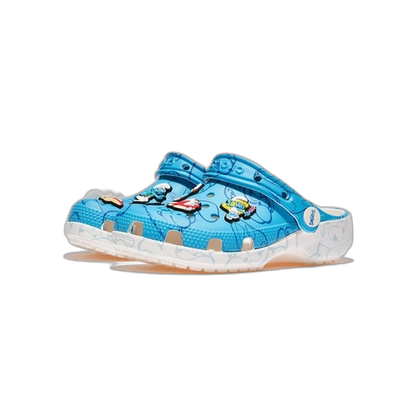 Crocs Kids' Smurfs Classic Clog Shoes - Multi