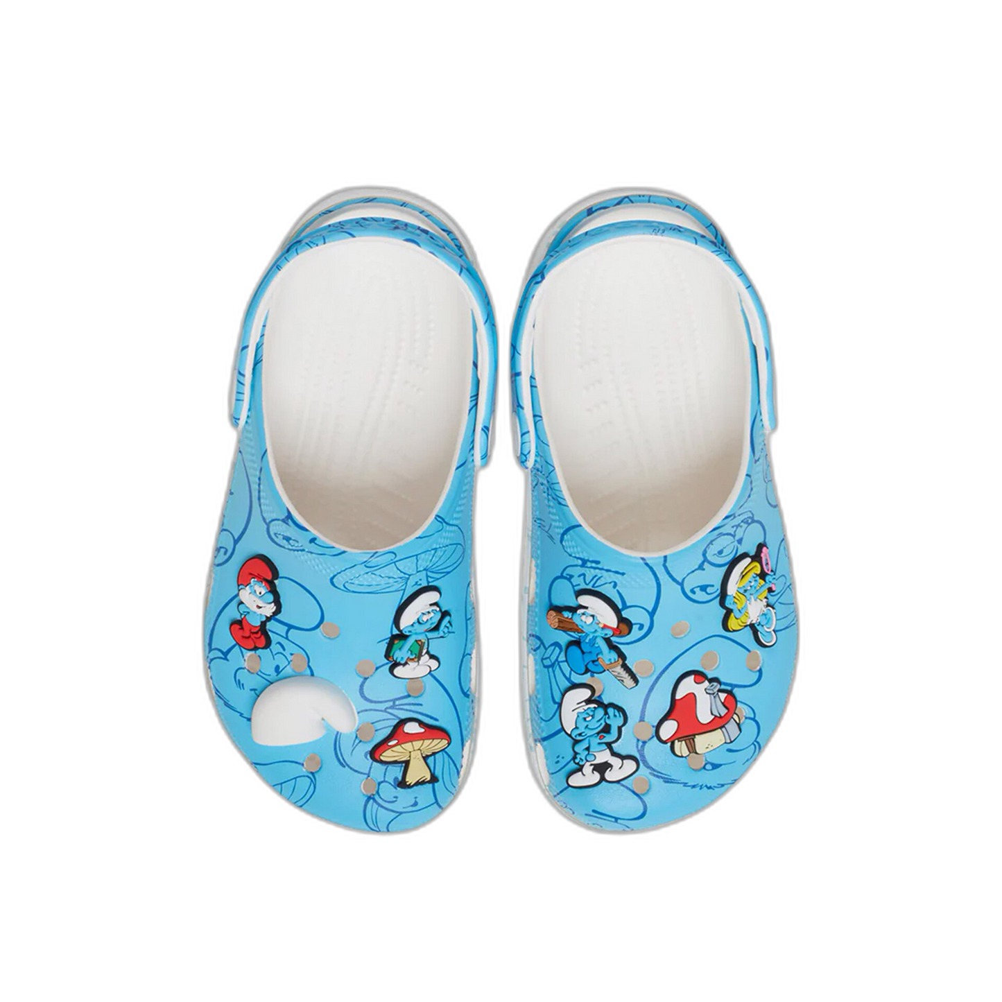 Crocs Kids' Smurfs Classic Clog Shoes - Multi