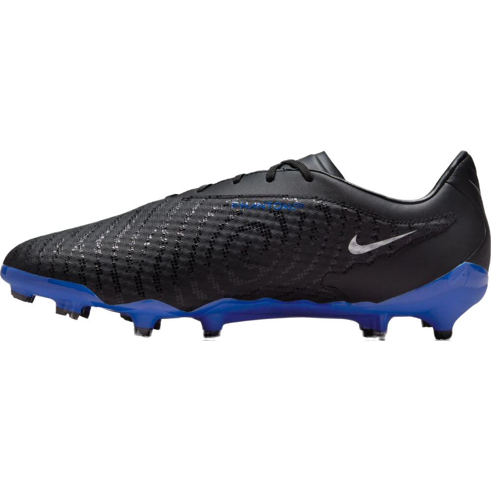 Nike Men's Phantom Gx Academy Soccer Shoes - Black / Chrome / Hyper Royal