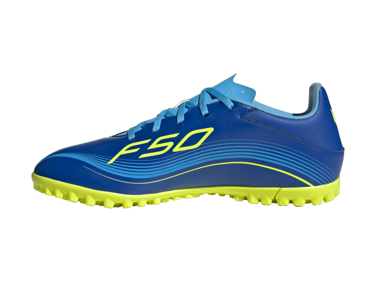 Adidas Men's F50 Messi Club Shoes - Blue / Neon Green