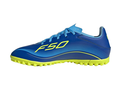 Adidas Men's F50 Messi Club Shoes - Blue / Neon Green