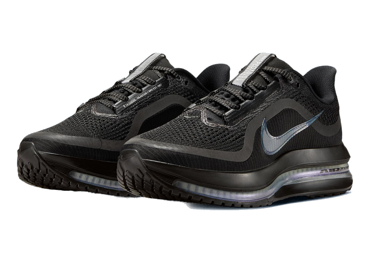 Nike Women's Pegasus Premium Shoes - Black / Metallic Silver