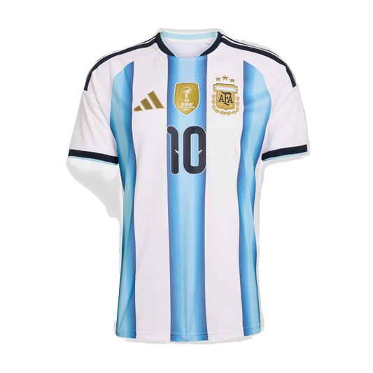 Adidas Men's Argentina 26 Home Messi Jersey - Icey Blue / White