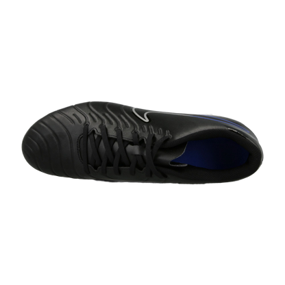 Nike Men's Tiempo Legend 10 Club Soccer Shoes - Black / Chrome / Hyper Royal