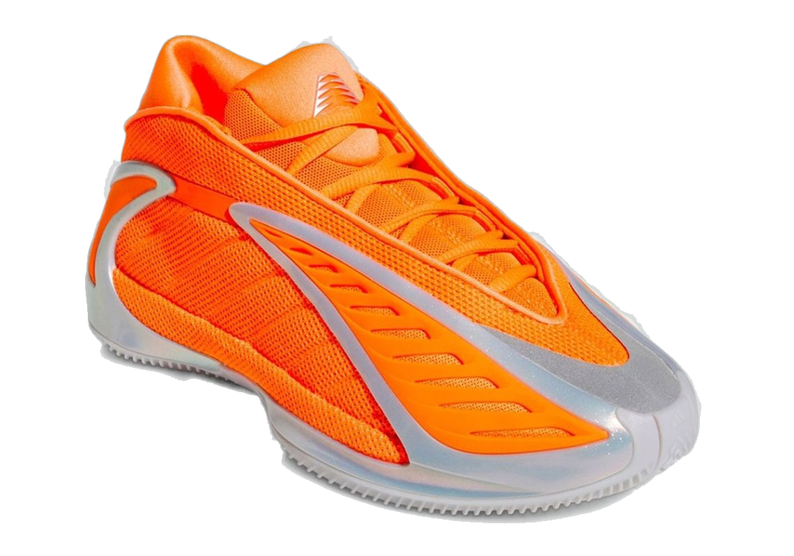 Adidas Men's Anthony Edwards 2 Shoes - Lucid Orange / Silver Metallic / Grey One