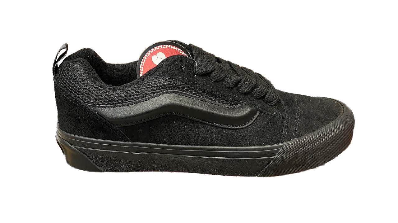 Vans Men's Knu Skool Shoes - Black / Black