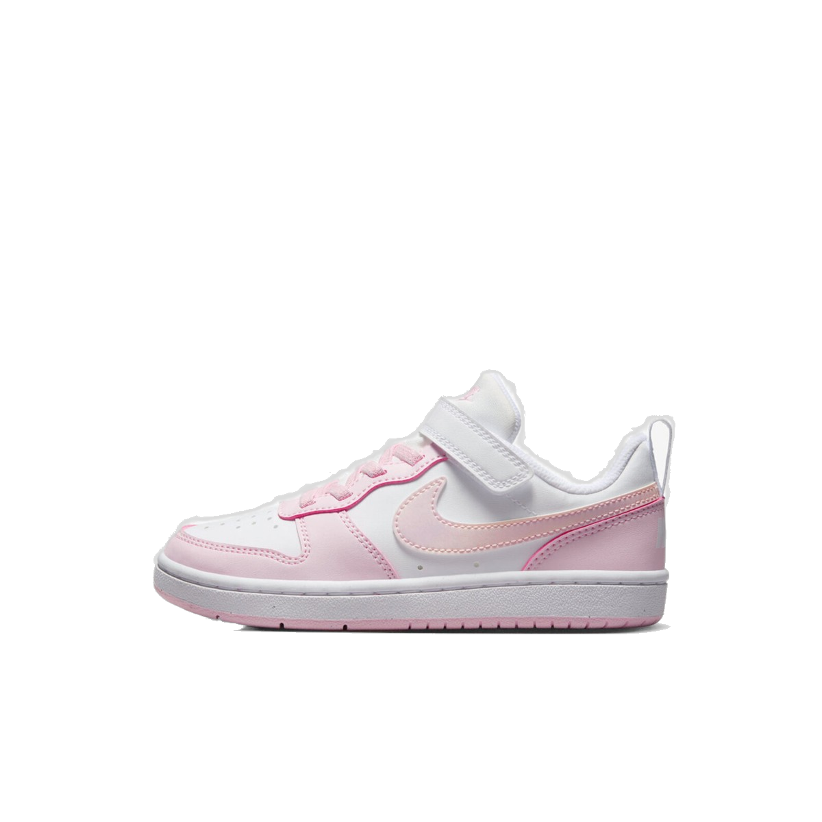 Nike Kids' Court Borough Low Recraft Shoes - White / Pink Foam