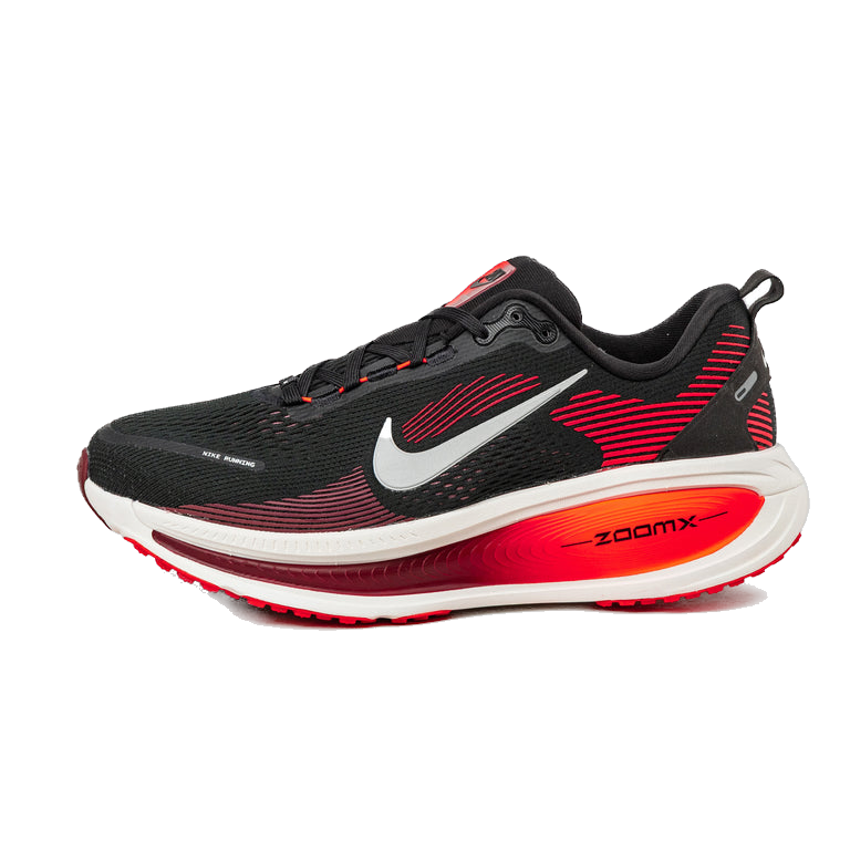 Nike Men's Vomero 18 Shoes - Black / Bright Crimson