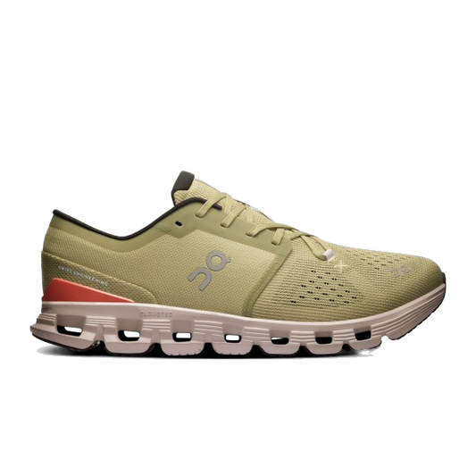 On Men's Cloud X 4 Shoes - Caper / Salmon