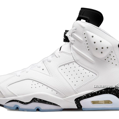 Nike Men's Jordan 6 Retro Shoes - White / Black