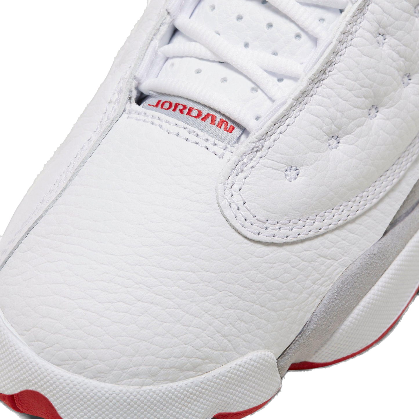 Nike Kids' Jordan 13 Retro Shoes - White / True Red / Wolf Grey