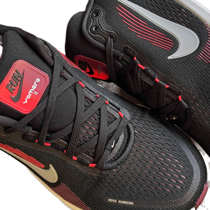 Nike Men's Vomero 18 Shoes - Black / Bright Crimson