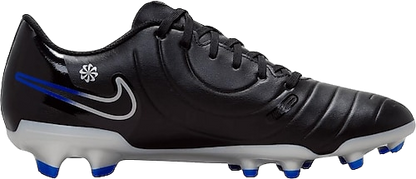Nike Men's Tiempo Legend 10 Club Soccer Shoes - Black / Chrome / Hyper Royal